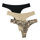 ECMLN 3pcs Ice Silk Thong Panties Briefs Seamless Women Underwear G String Tangas ECMLN 3pcs Ice Silk Thong Panties Briefs Seamless Women Underwear G String Tangas