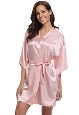 CINOLE Silk Kimono Robe Women Silk Bridesmaid Satin Bathrobe Dressing Gowns