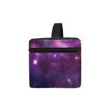 Midnight Blue Purple Galaxy Cosmetic Bag/Large (Model 1658)