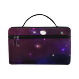 Midnight Blue Purple Galaxy Cosmetic Bag/Large (Model 1658)
