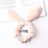 30 colors Velvet Scrunchie Women Girls Elastic Hair Rubber Bands Accessories Gum For Women Tie Hair Ring Rope Ponytail Holder