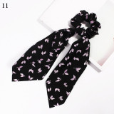 fashion summer Ponytail Scarf Elastic Hair Rope for Women Hair Bow Ties Scrunchies Hair Bands Flower Print Ribbon Hairbands fashion summer Ponytail Scarf Elastic Hair Rope for Women Hair Bow Ties Scrunchies Hair Bands Flower Print Ribbon Hairbands