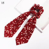 fashion summer Ponytail Scarf Elastic Hair Rope for Women Hair Bow Ties Scrunchies Hair Bands Flower Print Ribbon Hairbands fashion summer Ponytail Scarf Elastic Hair Rope for Women Hair Bow Ties Scrunchies Hair Bands Flower Print Ribbon Hairbands