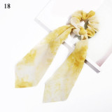 fashion summer Ponytail Scarf Elastic Hair Rope for Women Hair Bow Ties Scrunchies Hair Bands Flower Print Ribbon Hairbands fashion summer Ponytail Scarf Elastic Hair Rope for Women Hair Bow Ties Scrunchies Hair Bands Flower Print Ribbon Hairbands