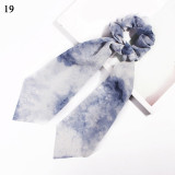 fashion summer Ponytail Scarf Elastic Hair Rope for Women Hair Bow Ties Scrunchies Hair Bands Flower Print Ribbon Hairbands fashion summer Ponytail Scarf Elastic Hair Rope for Women Hair Bow Ties Scrunchies Hair Bands Flower Print Ribbon Hairbands