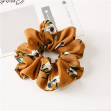 2019 Fashion Hair Accessories Women Scrunchie Ponytail Holder Flower Scrunchies Pack Hair Ties Elastics Hair Bands for Girls