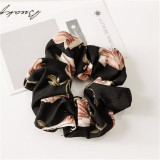 2019 Fashion Hair Accessories Women Scrunchie Ponytail Holder Flower Scrunchies Pack Hair Ties Elastics Hair Bands for Girls