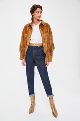 Miss Zut Dark Blue High Waist Mom Jeans