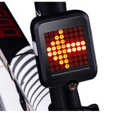 Intelligent Turn Signal Bicycle Light