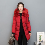 Parka Women Winter Coats Long Cotton Casual Fur Hooded Jackets Women Warm Winter Parkas Female Overcoat Coat dropshing MLD1268 Parka Women Winter Coats Long Cotton Casual Fur Hooded Jackets Women Warm Winter Parkas Female Overcoat Coat dropshing MLD1268