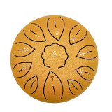6 inch Steel Tongue Drum 11 Tune Notes Percussion Musical Instrument Hand Pan Tank Drum with Bag Drumsticks Sticker for Beginner
