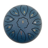 6 inch Steel Tongue Drum 11 Tune Notes Percussion Musical Instrument Hand Pan Tank Drum with Bag Drumsticks Sticker for Beginner
