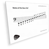 Bass Clef Flash Cards - PDF