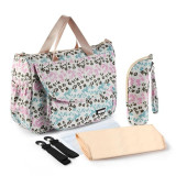 6pcs Fashion Mummy Maternity Diaper Bag Large Nursing Bag Travel Backpack Designer Stroller Baby Bag Baby Care Nappy Backpack
