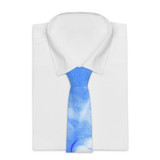 Blue Sky Tie Dye Necktie