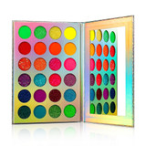 DE'LANCI Aurora Glow Eyeshadow Stage Clubbing Neon Makeup Kit in Blacklight UV Glow in the Dark Fluorescent Eye Shadows