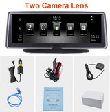 E-ACE 8 Inch 4G Android Dual Lens Car DVR GPS Navigator ADAS Full HD 1080P Dash Camera Auto Video Registrar Navigation Recorder