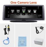 E-ACE 8 Inch 4G Android Dual Lens Car DVR GPS Navigator ADAS Full HD 1080P Dash Camera Auto Video Registrar Navigation Recorder