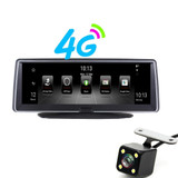 E-ACE 8 Inch 4G Android Dual Lens Car DVR GPS Navigator ADAS Full HD 1080P Dash Camera Auto Video Registrar Navigation Recorder