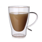Double Wall High-borosilicate Glass Coffee Mug Espresso Tea Cup Thermal Glass Milk Mug Glassware