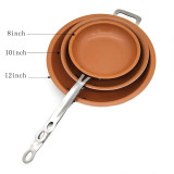 Aluminium Non Stick Frying Pan 20/24/28cm Skillet Grill Griddle Cooking Tool Cookware Kitchen Accessories Gas & Induction Cooker