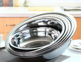 6pcs/set Stainless Steel Bowls Set Home Kitchen Baking Mixing Basin Soup Bowl Fruit Storage Baby Kids Bowl