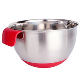 Silicone handle stainless steel non-slip scale mixing bowl salad bowl Silicone handle stainless steel non-slip scale mixing bowl salad bowl