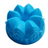 Silicone big Cake Molds Flower Crown shape Cake Bakeware Baking Tools 3D Bread Pastry mould Pizza Pan DIY birthday wedding party