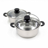 Quality stainless steel soup pot non stick cookware set pans pots saucepan cooking casserole non magnetic pot brew kettle 1pcs