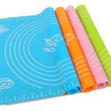 SHENHONG Silicone Baking Mat Thickening Flour Rolling Scale Mat Kneading Dough Pad Baking Pastry Rolling Mat Bakeware Liners