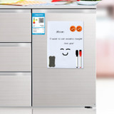 YIBAI Magnet Whiteboard A5 soft magnetic board, Dry Erase drawing and recording board Message Board For Fridge Refrigerator