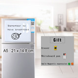 YIBAI Magnet Whiteboard Flexible Magnetic Whiteboard,Dry Erase drawing and recording board Message Board For Fridge Refrigerator