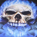 Bedding Outlet Flame Skull Bedding Set King 3D Printed™