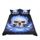 Bedding Outlet Flame Skull Bedding Set King 3D Printed™