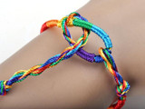 Girls Rainbow Charm Bracelets