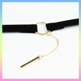 Velvet Bar Choker