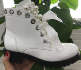 Winter Boots Women Autumn Winter Boots Women's Zipper Martin Boots Wedge Motorcycle Boots