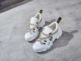 Rhinestone Shoes Women Platform Sneakers White zapatos de mujer Brand Crystals Ladies Chunky footware Thick Bottom Dad Sneakers