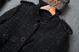 HIGH QUALITY Newest 2020 Fall Winter Designer Coat Women's Wool Blend Tweed Long Coat Overcoat