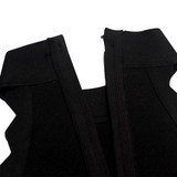 Summer Dress Women  Sexy Fashion Black Bandage Dress Elegant Designer Party Dress Vestido