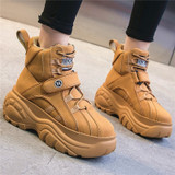 Women's Platform Sneakers Fashion Brand Women Chunky Sneakers Comfort  Casual Woman Dad Shoes Ladies Footwear Yellow