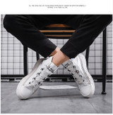 Men Fashion Casual Ankle Boots Spring Autumn Winter High Top Leisure Sneakers Male Luxury Youth Trending Shoes
