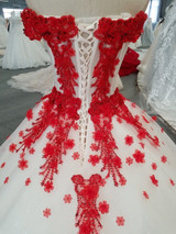luxury sexy evening dress gowns vestidos de festa longo vestido longo de festa para casamento avondjurk red lace flowers