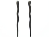Hairocracy Handmade Sandalwood Hair Stick- Ocean Wave