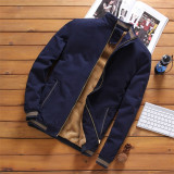 Fleece Jackets Mens Pilot Bomber Jacket Warm Male Fashion Baseball Hip Hop Coats Slim Fit Coat Brand Clothing SA690