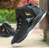 Men Professional High-top Basketball Shoes Men's Cushioning Light Basketball Sneakers Mesh Breathable Outdoor Sports Shoes