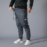 Wear-resistant Multi-pocket Cargo Pants Trousers Plus Size work overalls Jogger Super Loose Men Cotton Casual Pants