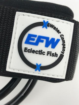 Eclectic Fish Surfboard Leash for Surfboard, Paddleboard, SUP, 9ft Black