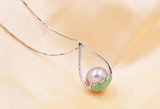 Natural Freshwater Pearl Lotus Flower Necklace - $59.99 PROMO FREE SHIPPING