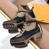 Autumn Winter Women Martin Boots Luxury Brand Fashion Women High Heels Round Toe High Quality Martin Boots Women Boots